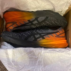 Men’s ASICS Dynablast Shoes with original box. Size 14.